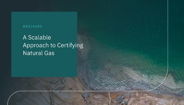 A scalable approach to certifying natural gas